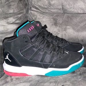 Blue/pink/black Jordans